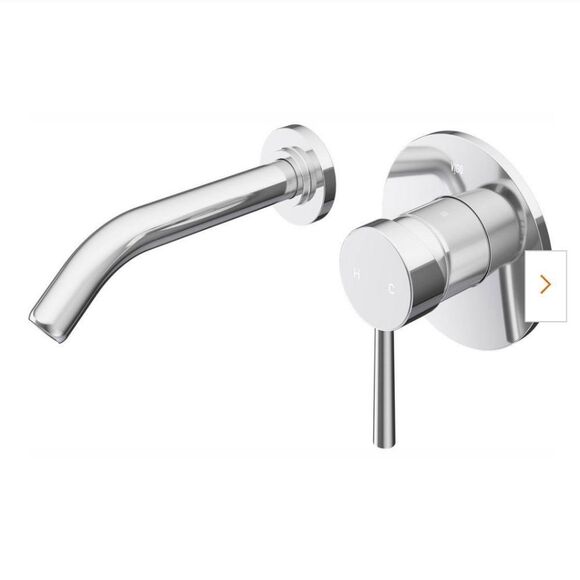 NEW * VIGO VG05001CH Olus Single-Handle Wall Mount Bathroom Faucet in Chrome - Picture 1 of 16